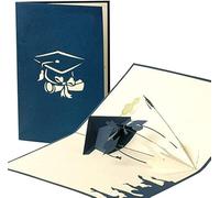 Diese Klappkarten Tarjeta emergente de graduación para examen, felicitación, obsequio, licenciatura y maestría