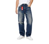 Diesel 2010 D-Macs 09J95 Jeans Hombre W36/L32 Azul Desgastado Recto Suelto