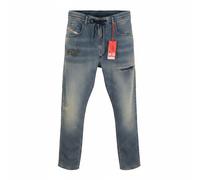 DIESEL 2032 D-Krooley-B 068PL Pantalones Vaqueros Jogg Hombre W32 Azul