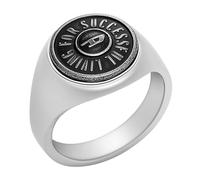 Diesel Anillo Jewelry DX1463040-22 Marca, 10, Tono plateado y grafito