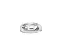Diesel Anillo unisex de acero inoxidable en tono plateado, DX17150407