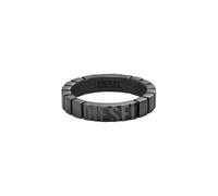 Diesel Anillos de acero inoxidable para hombre, Grafito, 6.5