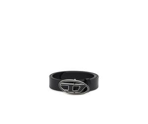 Diesel BELT OVAL D LOGO B-1DR 25 belt Black 85 UNISEX ADULTOS