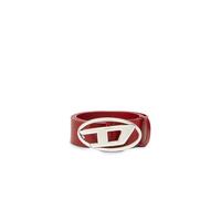 Diesel BELT OVAL D LOGO B-1DR belt Fiery Red 90 UNISEX ADULTOS