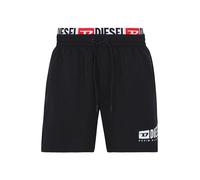 DIESEL Bermudas 'VISPER' rojo / negro / blanco XL rojo / negro / blanco