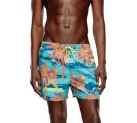 Diesel Bmbx-ken-37-zip Boxers Bañador, Multicolor, L para Hombre