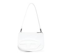 Diesel- Bolso blanco con logo ovalado D- Bags- Mujer- Blanco- ONE SIZE- Bolso blanco con logo ovalado D
