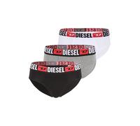 DIESEL Braga 'Andre' gris moteado / rojo claro / negro / blanco XL gris moteado / rojo claro / negro / blanco