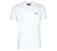 Diesel Brand Logo White Polo Shirt