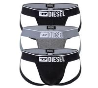 Diesel Caballero Jockstrap 3 Pack - Umbr-Jockytrheepack, Tanga Slip, Sólido