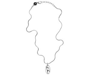 DIESEL Cadena negro / plata One Size EUR