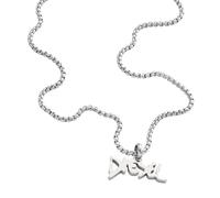 Diesel Cadena para hombre con colgante de acero inoxidable, DX1468040, Length: 550mm, Width: 22mm, Height: 9.5mm, Acero inoxidable, No es una piedra preciosa