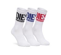 DIESEL Calcetines tradicionales 'SKM-RAY-3PACK-CUSHIONED' blanco 35-38 EUR