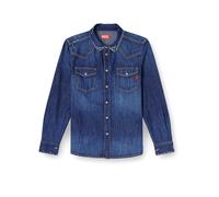 DIESEL Camisa vaquera D-VEGA azul | S