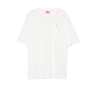 Diesel - Camiseta blanca con cuello redondo bordado - Tops - Hombre - Blanco - XL -