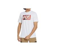 Diesel - Camiseta casual 100% algodón - Tops - Hombre - Blanco - S -