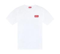 Diesel - Camiseta con parche con logotipo - Tops - Hombre - Blanco - S -