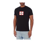Diesel - Camiseta Contemporánea de Manga Corta - Tops - Hombre - Negro - S -
