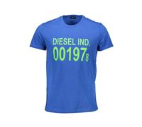 Diesel - Camiseta de algodón azul Urban Jungle - Tops - Hombre - Azul - M -