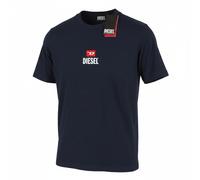 Diesel Camiseta Hombre T-Just-Small-New D Logo Algodón Manga Corta XL Azul