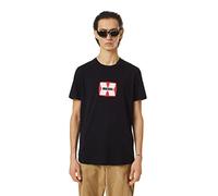 Diesel Camiseta Manga Corta Estampada Hombre A03848-80GRAI T-Shirt Hombre, Ropa Casual Hombre