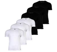 DIESEL Camiseta negro / blanco XXL negro / blanco