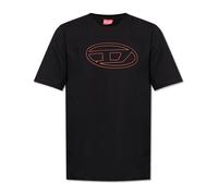 Diesel - Camiseta T-Adjust-Bigoval - Tops - Hombre - Negro - S -