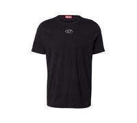DIESEL Camiseta 'T-ADJUST-OD' negro / plata M negro / plata