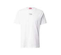 DIESEL Camiseta 'T-ADJUST-OD' plata / blanco M plata / blanco