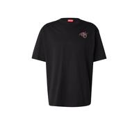 DIESEL Camiseta 'T-BOGGY-V4' gris oscuro / magenta / altrosa / negro M gris oscuro / magenta / altrosa / negro