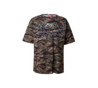 DIESEL Camiseta 'T-BOXT' beige / añil / caqui / borgoña XXL beige / añil / caqui / borgoña