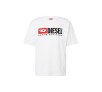 DIESEL Camiseta 'T-Boxt-Div' rojo / negro / blanco XL rojo / negro / blanco