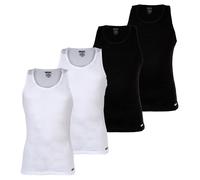 DIESEL Camiseta térmica negro / blanco XL negro / blanco