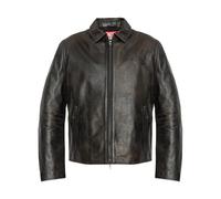 Diesel - Chaqueta de cuero de becerro - Jackets - Hombre - Marrón - L -