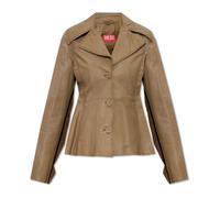 Diesel - Chaqueta de cuero L-Atoya - Jackets - Mujer - Beige - S -