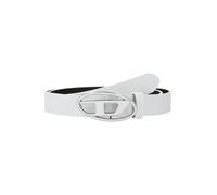 DIESEL Cinturón 'B-1DR 25' plata / blanco 85 plata / blanco