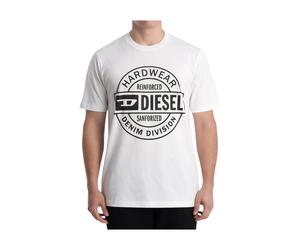 Diesel - Circular Graphic T-shirt - Tops - Hombre - Blanco - L -