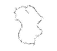 Diesel Collar de cadena para hombre en acero inoxidable con cierre de langosta