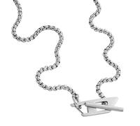 Diesel Collar de hombre de acero inoxidable con cierre basculante