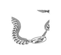Diesel Collar de hombre de acero inoxidable con cierre basculante