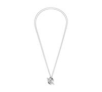 Diesel Collar unisex de acero inoxidable en tono plateado, DX1716040