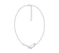 Diesel Collar unisex de acero inoxidable en tono plateado, DX1727040
