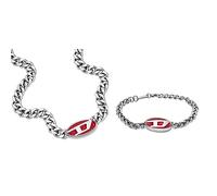 Diesel Conjunto de Collares de Acero Inoxidable para Hombre