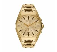 Diesel D Curve Reloj Hombre, Movimiento Cronógrafo de Cuarzo con Correa de Acero Inoxidable Cuero o Silicona