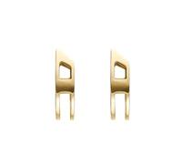 Diesel D Logo Pendientes para hombre, DX1671710 | Acciaio inossidabile color oro