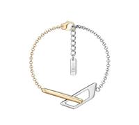 Diesel D Logo Pulsera para hombre, DX1686931 | Acciaio inossidabile bicolore