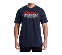 Diesel - Denim Division T-Shirt - Tops - Hombre - Azul - XL -