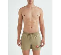 Diesel Diesel - Bañador de hombre con malla en el interior, bolsillo trasero y cintura con cordón ajustable. Verde cadete Talla M