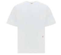 Diesel Graffiti Block Logo White T-Shirt