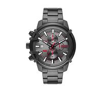 Diesel Griffed Reloj para Hombre, Movimiento de Cuarzo/Cronógrafo con Correa de Silicona, Acero Inoxidable o Piel
